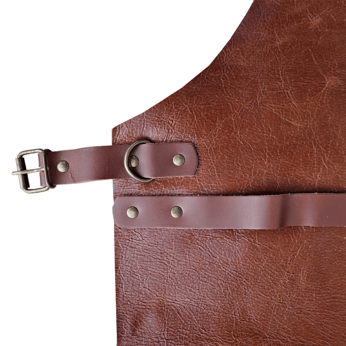 LEREN BBQ SCHORT Classic Cognac - Afbeelding 2
