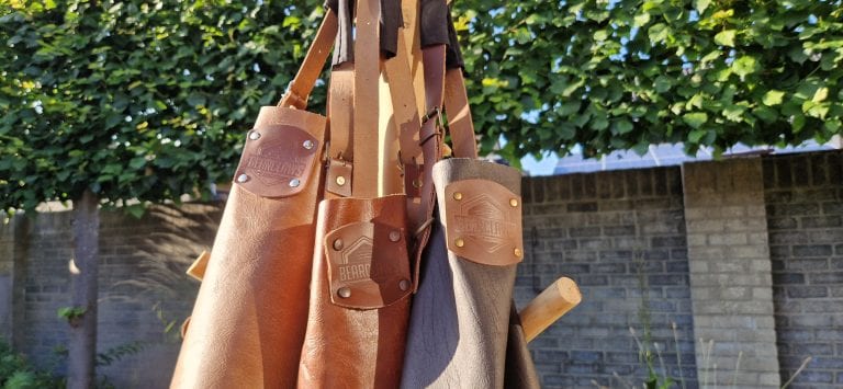 Leren BBQ schort cadeau