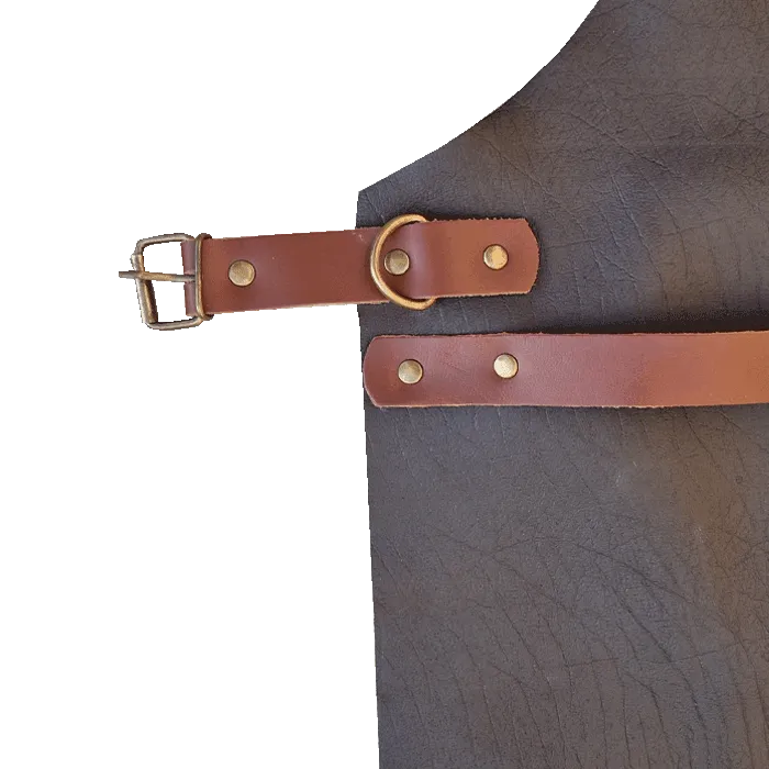 Barbecueën als een pro met dit leren BBQ schort en RVS bear claws!